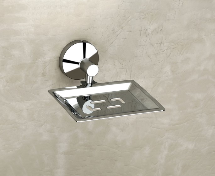 Moon Soap Dish Stainless Steel Bathroom Commercial Hotel Spa Countertop Wall Mount Heavy-Duty Anti-Rust Waterproof Easy Clean Professional Grade Durable Single Compartment Rustproof Hygienic Lunar Design Space Saving Modern Luxury Elegant Contemporary Fin